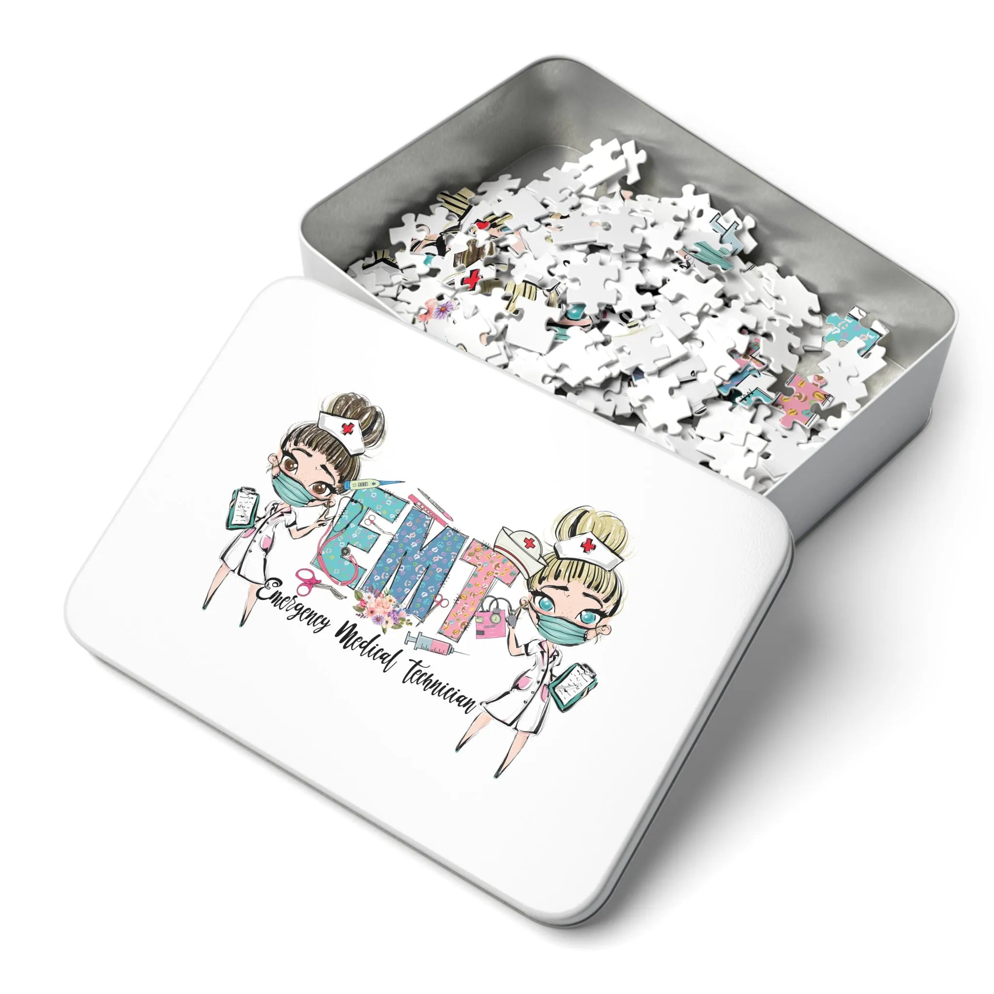 Puzzle, Nurse, EMT Nurse, Personalised/Non-Personalised (30, 110, 252, 500,1000-Piece) awd-637