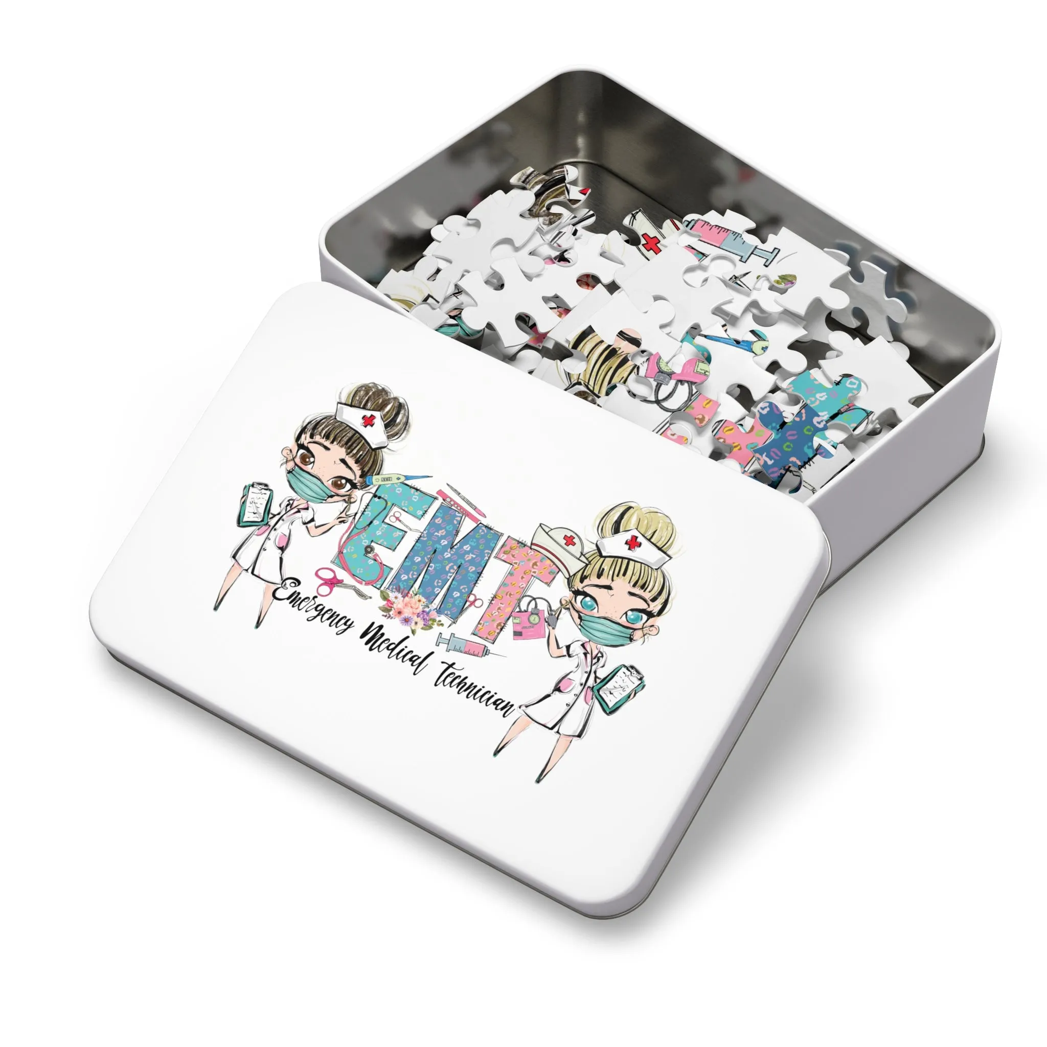 Puzzle, Nurse, EMT Nurse, Personalised/Non-Personalised (30, 110, 252, 500,1000-Piece) awd-637