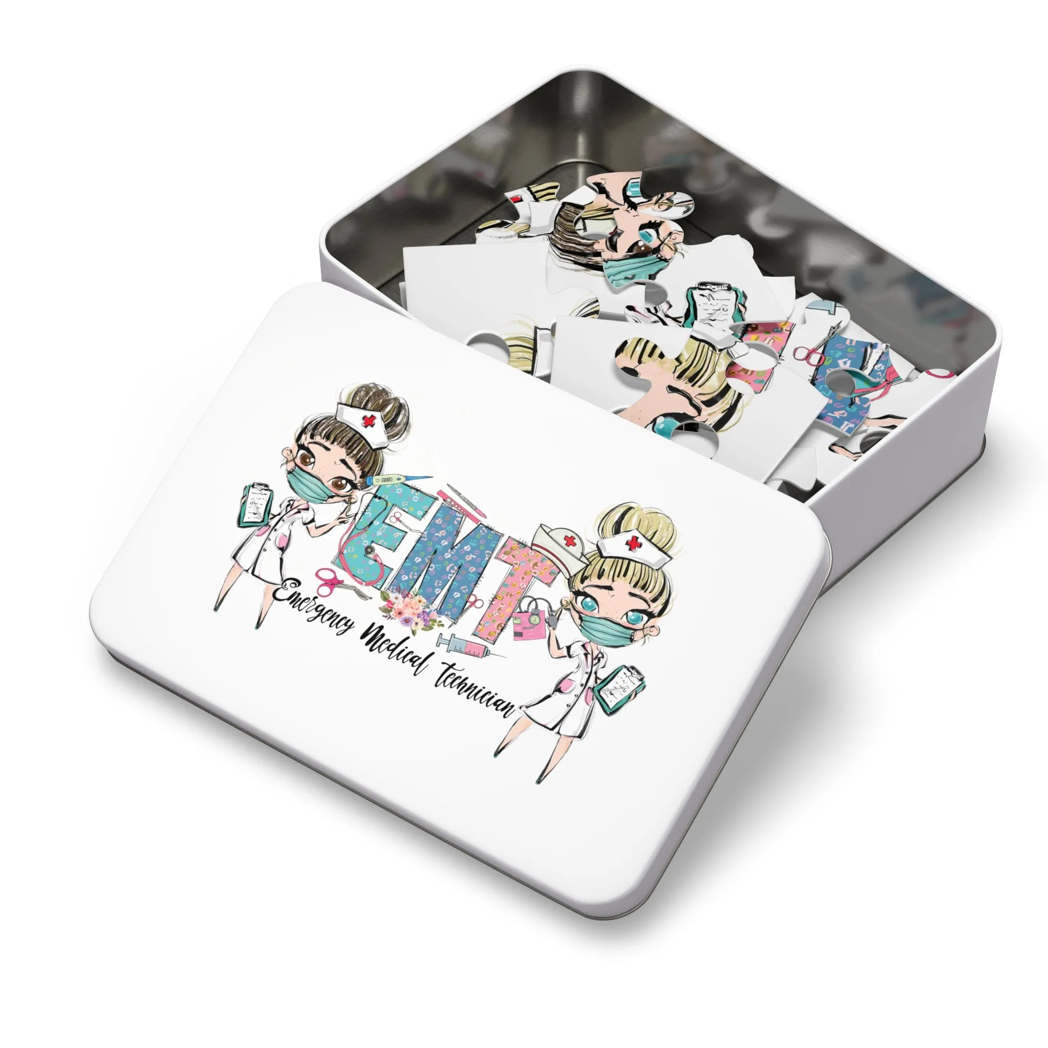 Puzzle, Nurse, EMT Nurse, Personalised/Non-Personalised (30, 110, 252, 500,1000-Piece) awd-637