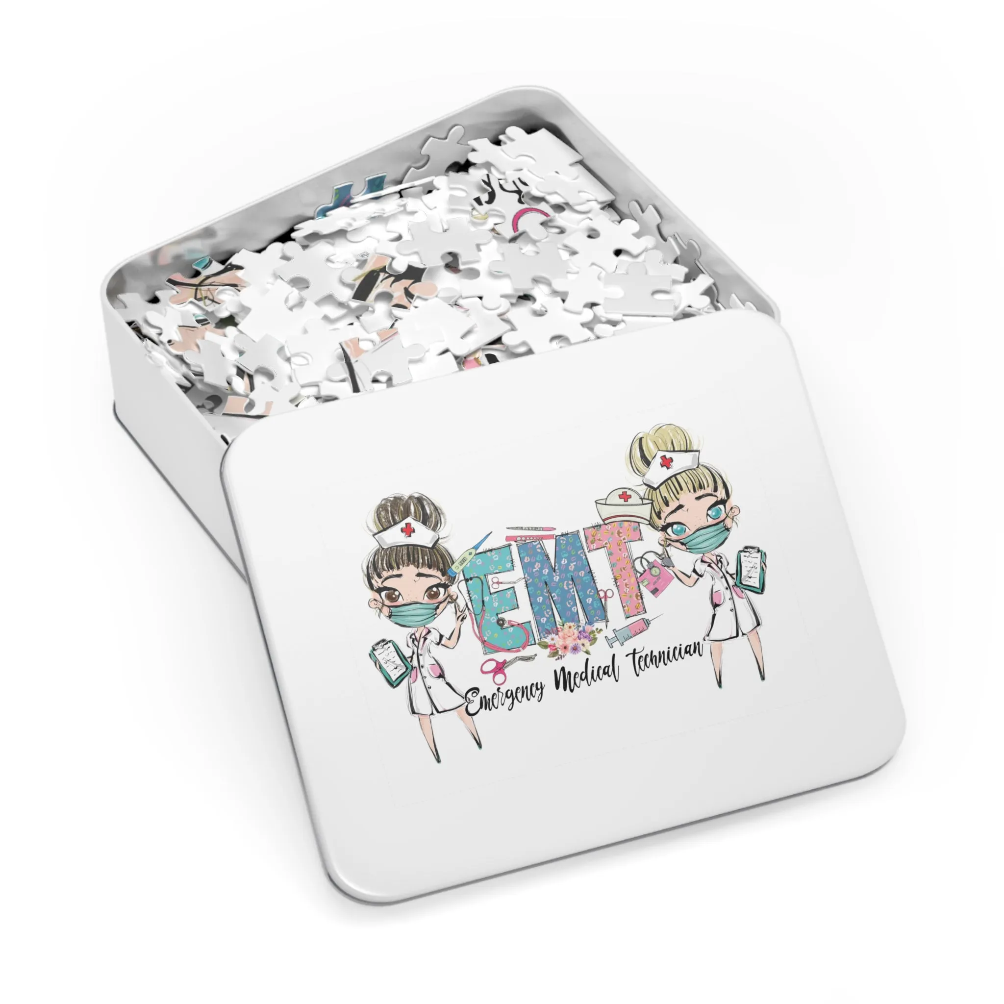 Puzzle, Nurse, EMT Nurse, Personalised/Non-Personalised (30, 110, 252, 500,1000-Piece) awd-637