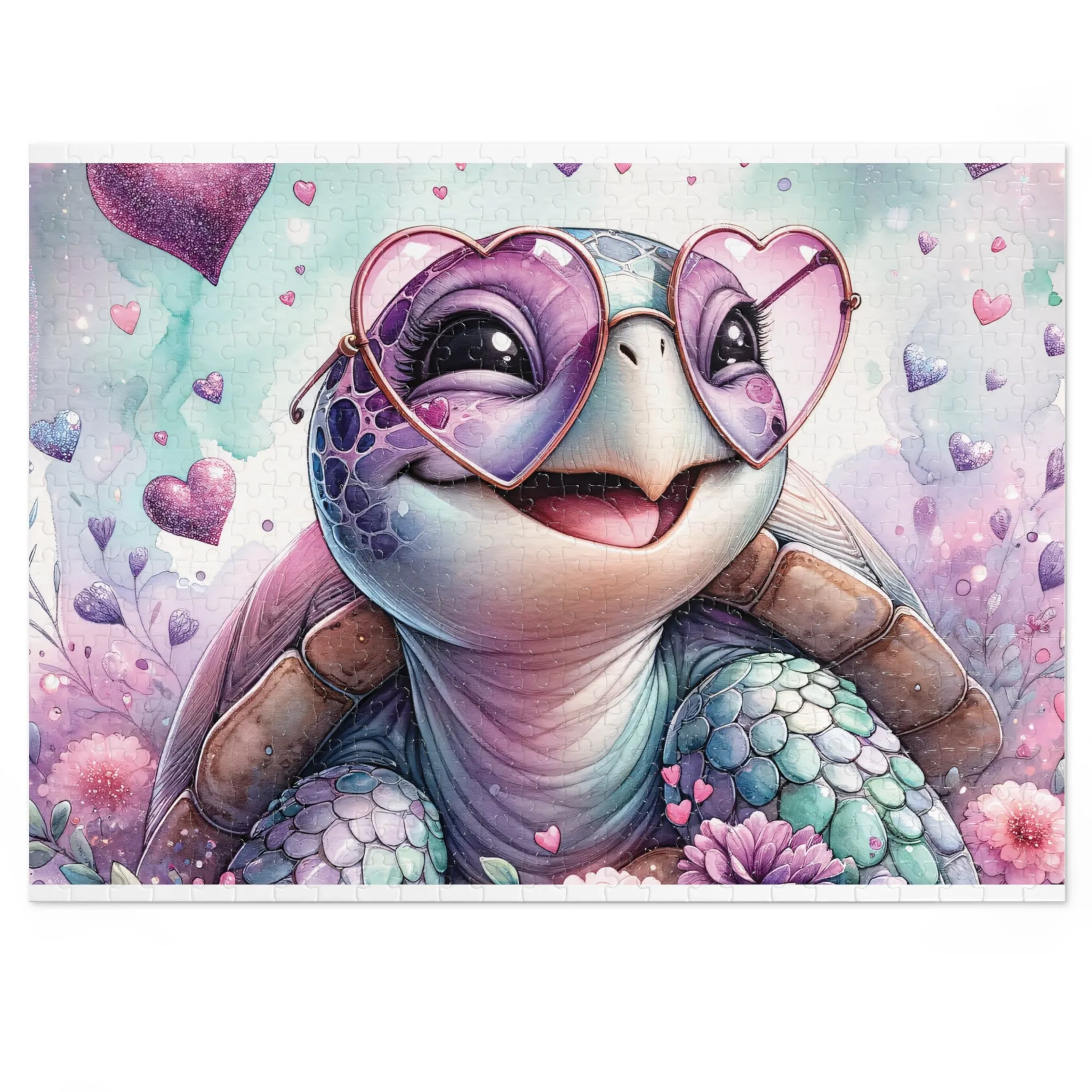 Puzzle, Turtle, Personalised/Non-Personalised (30, 110, 252, 500,1000-Piece) awd-659