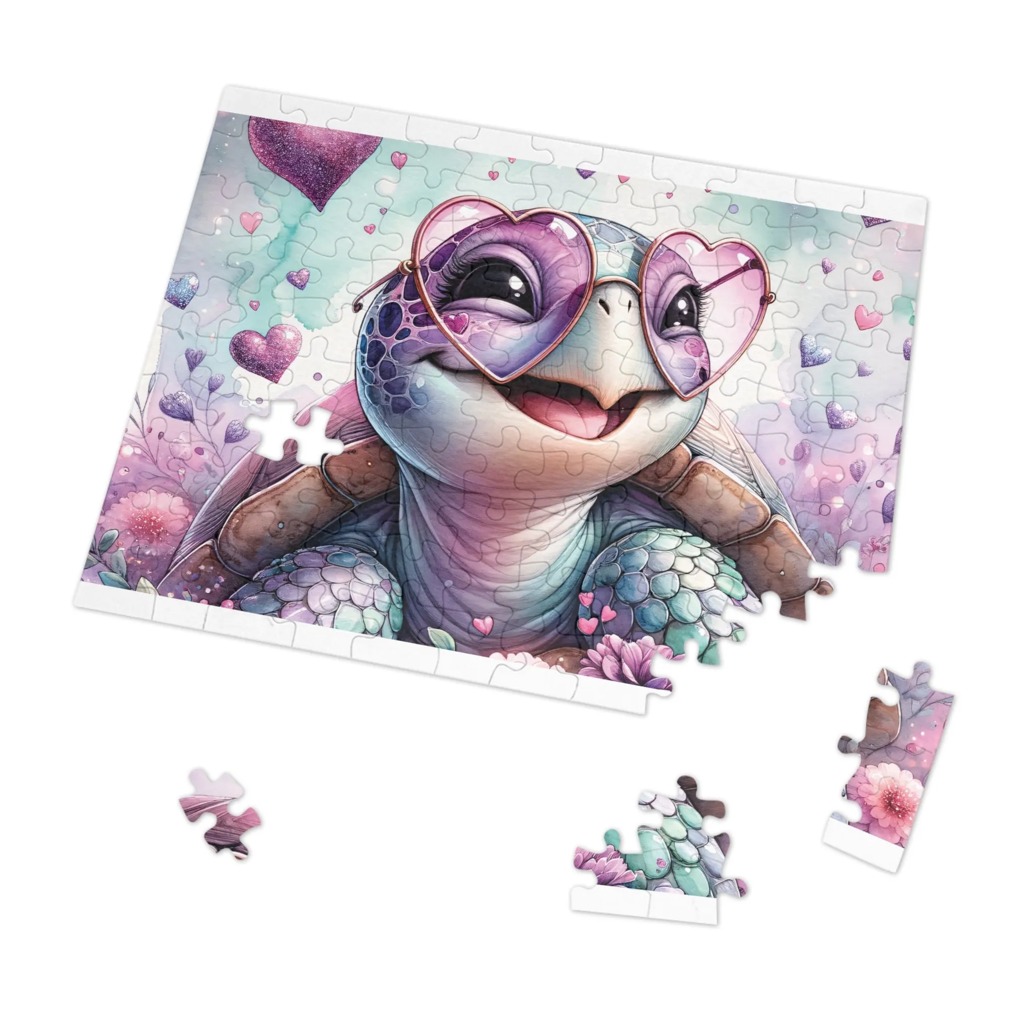 Puzzle, Turtle, Personalised/Non-Personalised (30, 110, 252, 500,1000-Piece) awd-659