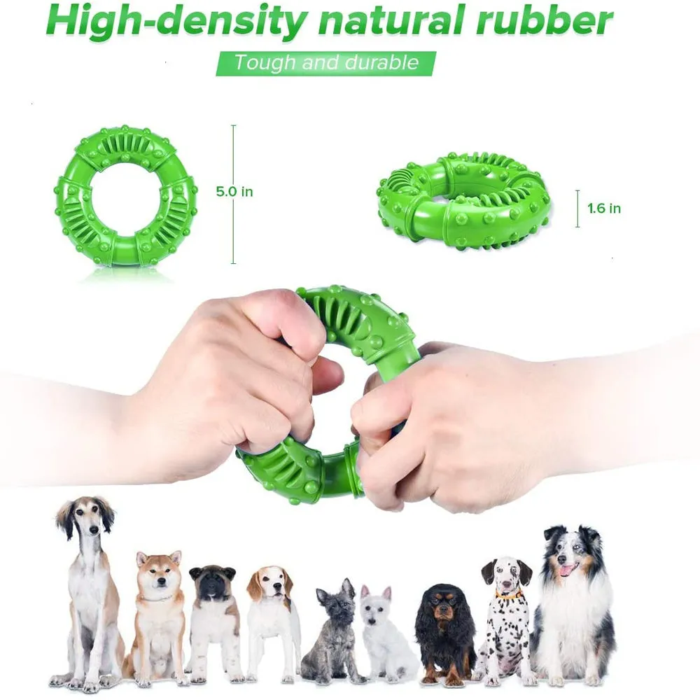 QUMY Dog Chew Toys Circular