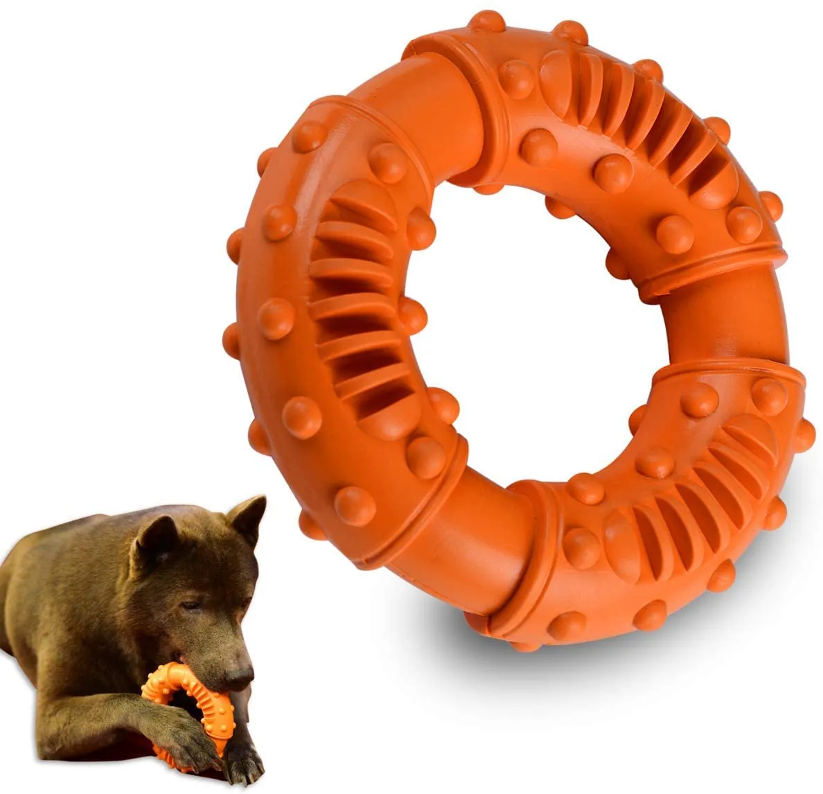 QUMY Dog Chew Toys Circular