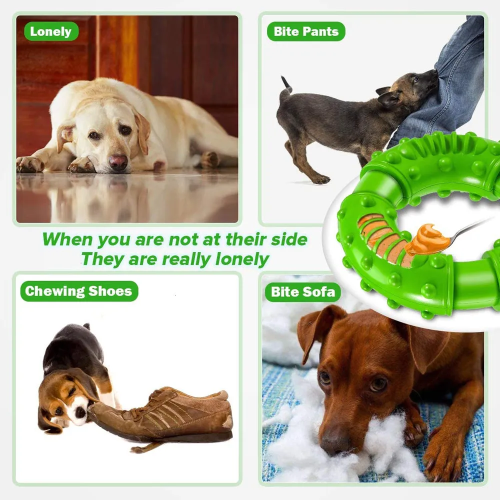 QUMY Dog Chew Toys Circular