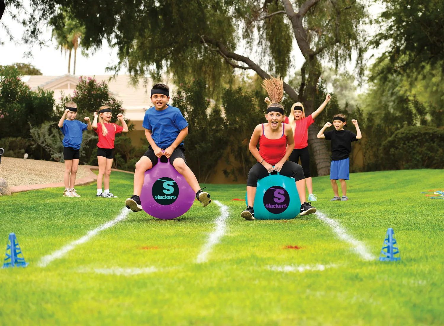 Slackers® Bounce Balls Race Set