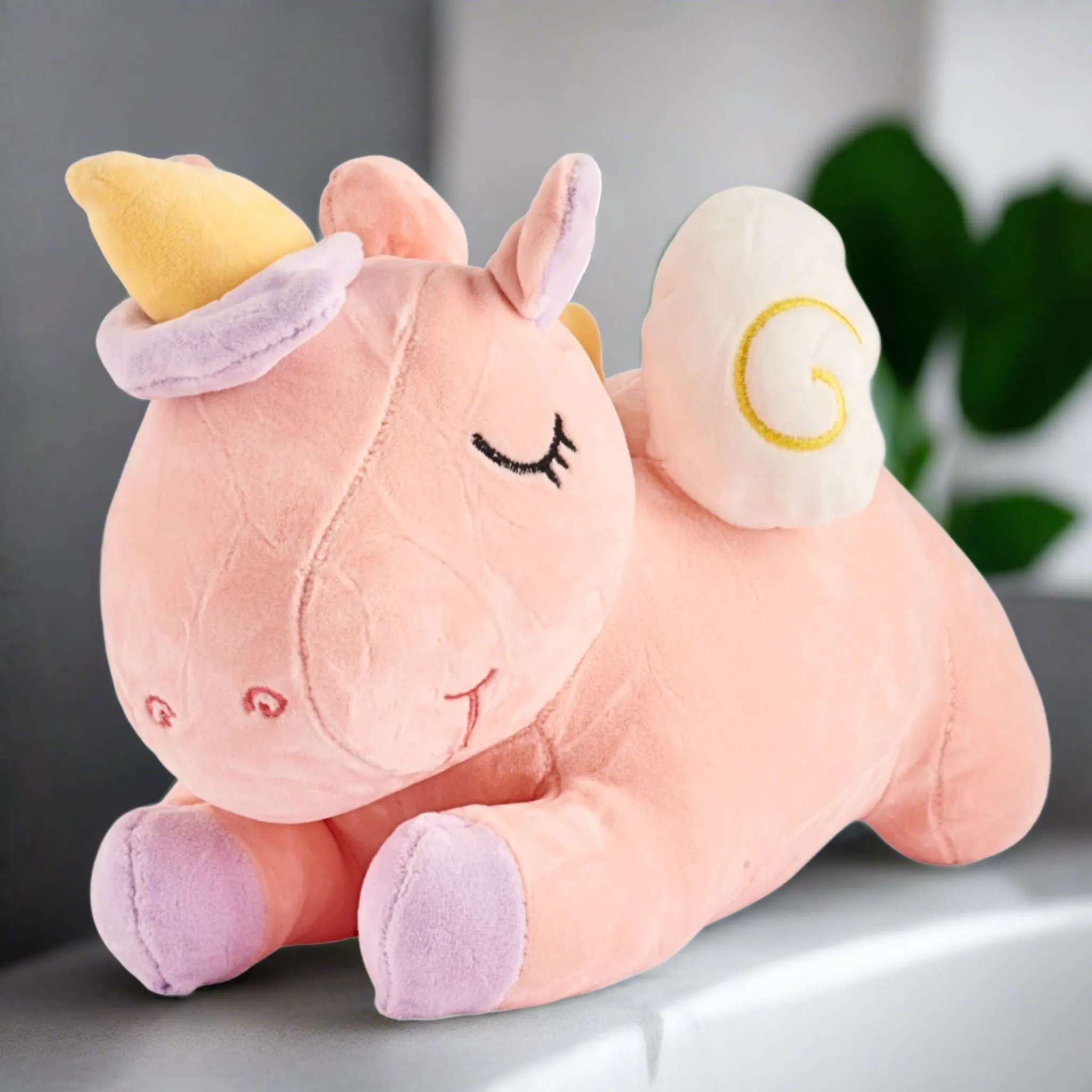 Sleeping Unicorn Soft Toy - 32 cm