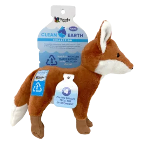 Spunky Pup Clean Earth Recycled Plush Fox Lge