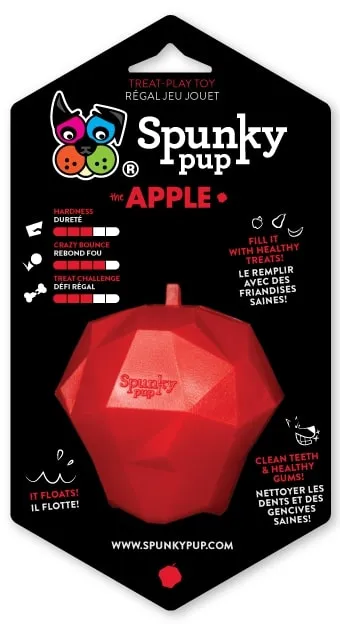 Spunky Pup Treat Holding Toys - Apple