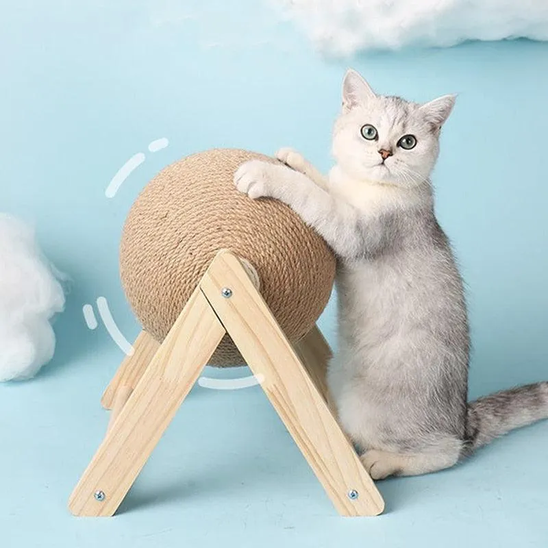 Standing Cat Scratching Ball Toy Cat Scratcher