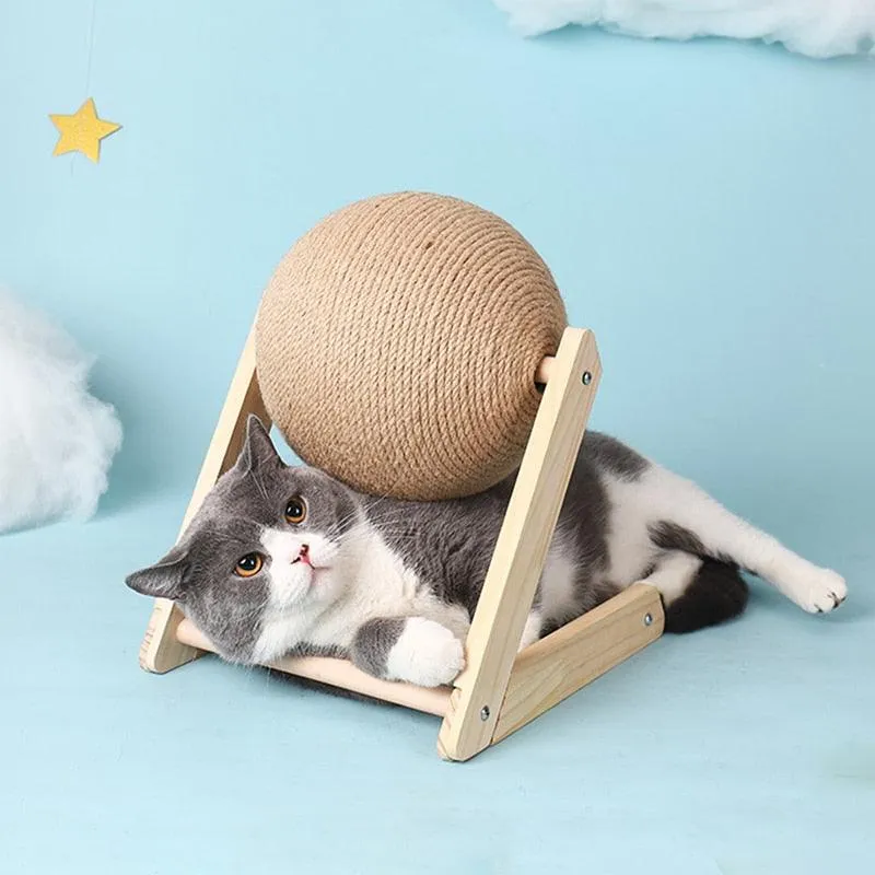 Standing Cat Scratching Ball Toy Cat Scratcher