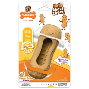 Strong Chew Fillable Peanut Dog Toy, Peanut Butter, Medium/Wolf, Up to 35 lbs.