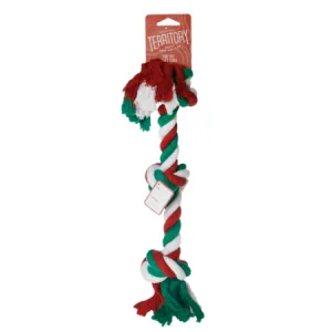 Territory Holiday Knotted Tug Rope Dog Toy