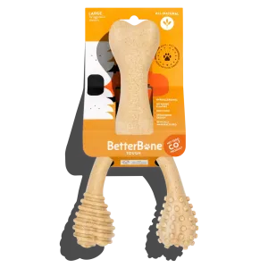 The Better Bone Natural Dog Bone BetterBone TOUGH - Durable All-Natural, Food-Grade, No Nylon, Non-Toxic, Puppy, Dog Chews - For Aggressive Chewers.