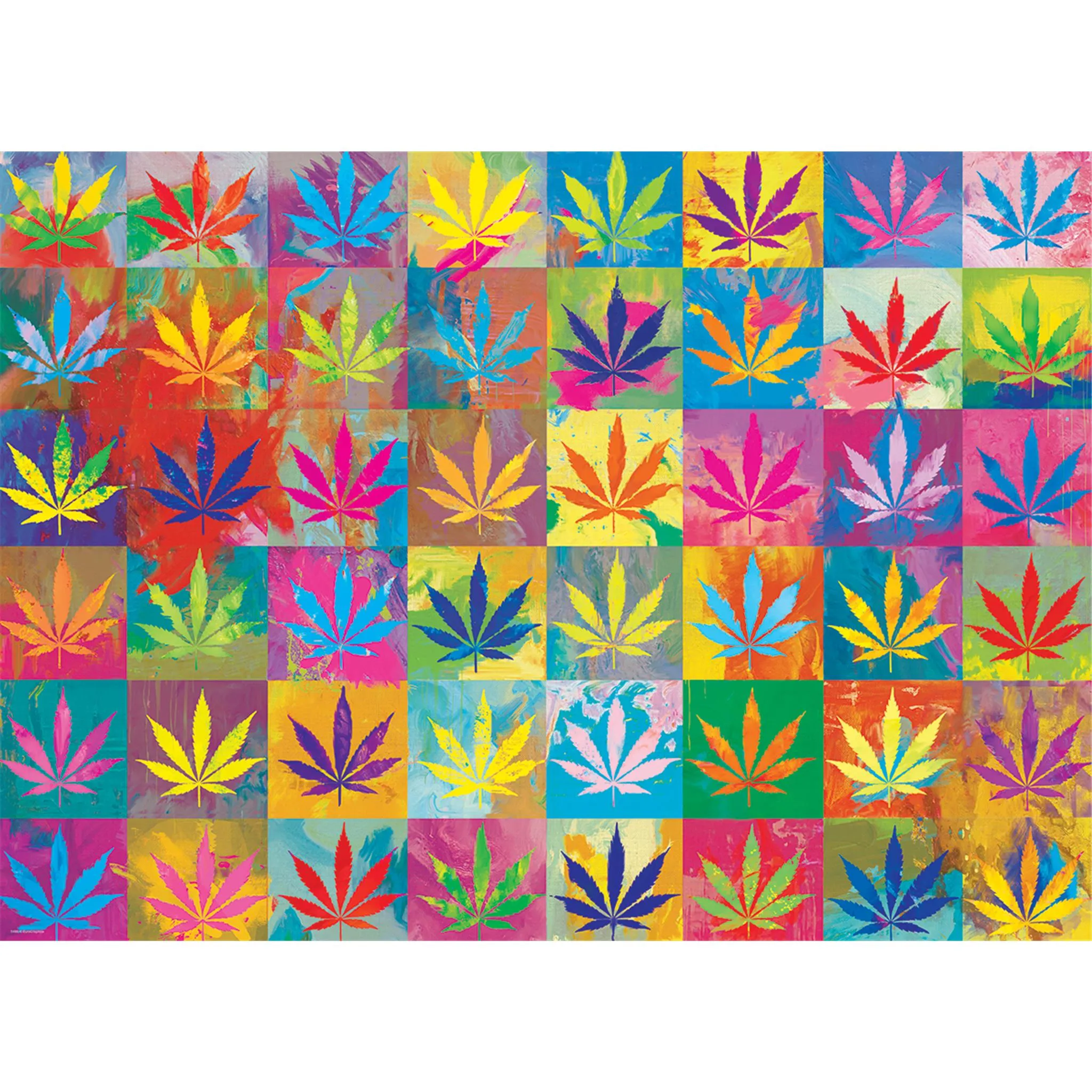 Weed Wonderland Colour 1000 Piece Puzzle