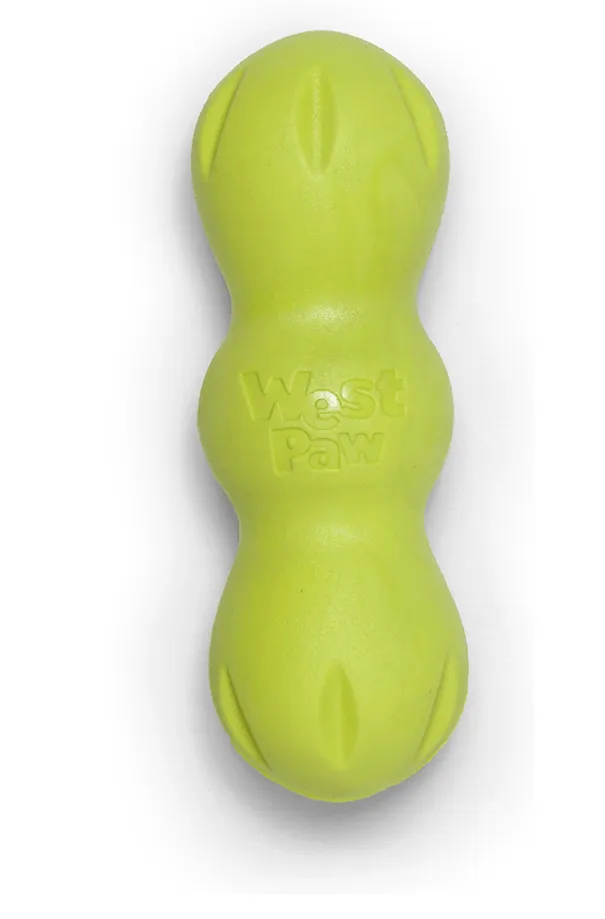 West Paw RUMPUS® Durable, Bouncy, Floatable Bone: Medium