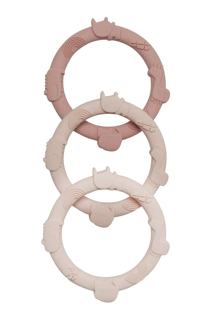 Wild Teething Ring Set - Various Colors