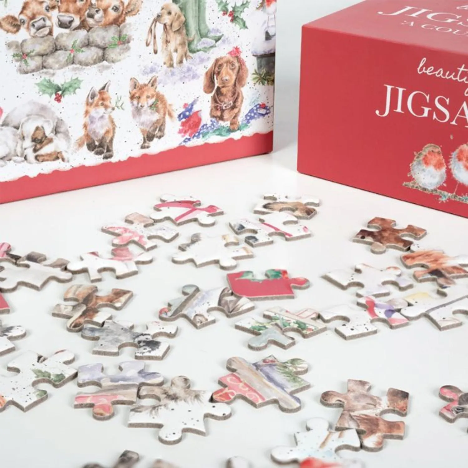 Wrendale 'Country Set Christmas' Animal Jigsaw